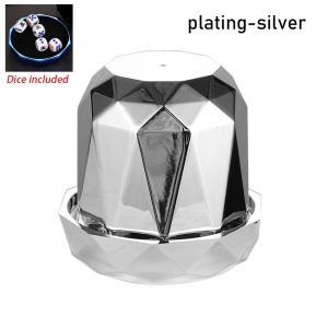 MODERNLUX 1Pcs Lót flannel Cốc xúc xắc Cảm giác tay thoải mái Im lặng Dụng cụ trò chơi xúc xắc Nhựa Hộp đựng xúc xắc Trò chơi bàn giải trí KTV
