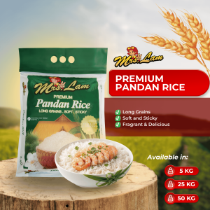Mrs. Lam Premium Pandan Rice 5kg Natural Fragrant White Rice with Pandan Aroma Asian-inspired Meals