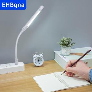 [COD] EHBqna SPORTS อะแดปเตอร์ปลั๊กต่อหลอดไฟ LED 8ดวงสำหรับอ่านหนังสือโน้ตบุ๊คพาวเวอร์แบงค์แบบ Type-C และอินเตอร์เฟส USB