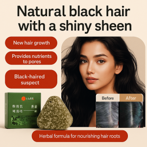 Natural Organic Polygonum Hair Growth Soap Shampoo Enhance Hair Roots Darkening Hair Soap Bar White Hair To Black Shampoo Soap