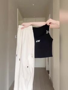 American Style Paratrooper Cargo Pants for Women Spring and Autumn New High Waist Retro Straight Leg Sports Pants Outdoor Quick-Dry Wide-Leg Long Pants