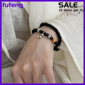 fufeng Chinese Style Mountain Ghost Spending Beaded Bracelet Female Light Luxury High Grade Sense Vintage Personality Hand Jewelry Gift