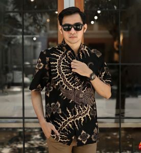 Baju batik pria lengan pendek - Kemeja batik pria terbaru Batik kantor pria terbaru Hem batik pria
