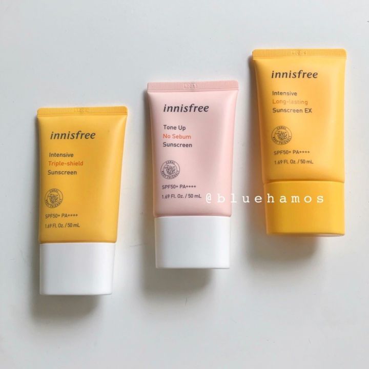 Kem chống nắng Innisfree Triple shield suncreen/ Tone up nosebum ...