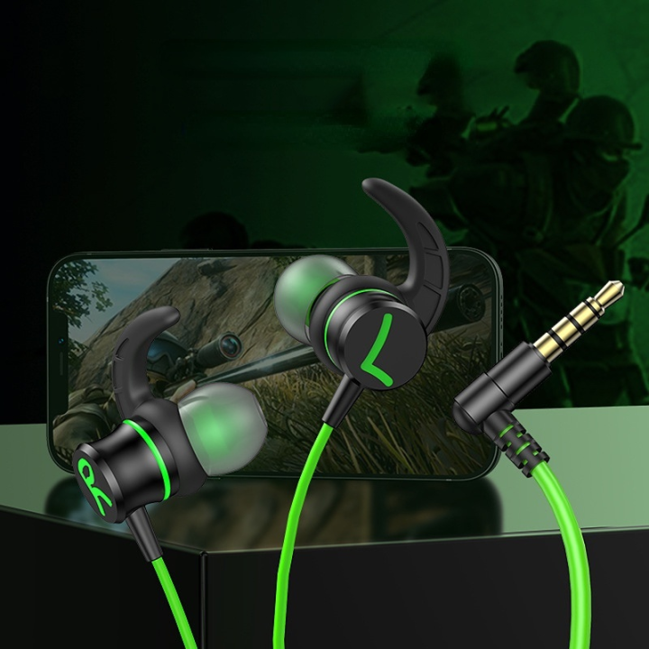 Earphone Gaming Di Telinga Gaming-Headset Mic Gaming headset