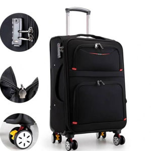 High Quality 14"16"18 Inch Carrier Mens Laptop Small Carry-on Cabin Travel Canvas Soft Board Suitcase With Wheels TSA Lock Trolley Rolling Luggage Bag Valises For Women Free Shipping