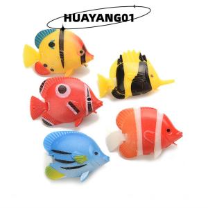 HUAYANG01 [2023 new HOT FASHION] 1PC bể cá cảnh nhựa nhân tạo bơi giả cá trang trí trang trí