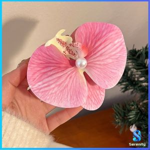 Serenity 1 ชิ้น กิ๊บหนีบผม รูปดอกกล้วยไม้ หวาน สไตล์เกาหลี สําหรับผู้หญิง Fashion Hairpin