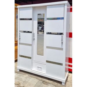 (Free Ongkir) Lemari Baju 3 Pintu Sliding / Lemari Pakaian