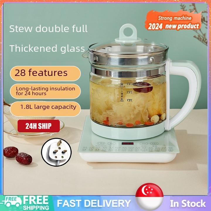 %E3%80%90Local%20Stock%E3%80%91Electric%20Health%20Teapot/Multi-function%20Kettle/28%20Menus/3-pin%20SG%20Plug%20/220V%201.8L%20Health%20Preserving%20Pot%20Household%20Water%20Boiling%20Kettle%20Herbal%20Medicine%20Cooking%20Machine%20Multi%20Cooker,Health%20Pot%20Mini%E9%A4%8A%E7%94%9F%E5%A3%BA%20%E8%BF%B7%E4%BD%A0%20-%20Image%202