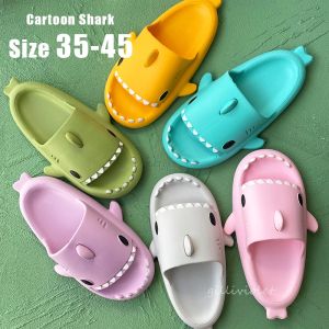 Kids Adult 3D Shark Slippers EVA Children Summer Sandals， Casual Cute Twins Shoes For Kids Adult