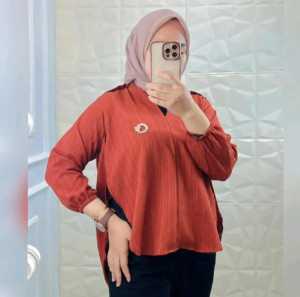 Livia Blouse Lady Crush // Atasan Wanita Terbaru // Kemeja Blouse Wanita Viral // 0utter Wanita Lady Crush Kekinian