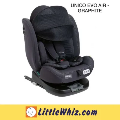 Chicco: Unico Evo AIR I-Size 360 Convertible Car Seat | Warranty 1 Year | 1 to 1 Crashed Exchange