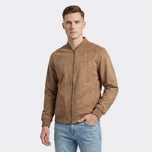 Áo Khoác 2 Lớp Nam Nâu Bomber Aristino dáng Regular Fit thoải mái tôn dáng - AJK600EDP01