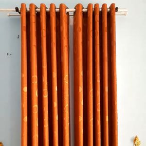 Gorden Smokering Minimalis Polkadot / Tirai Malam / Hordeng Pintu Kamar / Gordyn Jendela / Korden