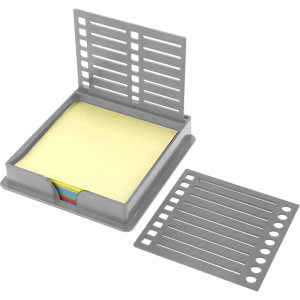 ตัวยึดบันทึกย่อช่วยเตือนหรูหราพร้อมตู้อเนกประสงค์และสะดวกแม่แบบลายฉลุสำหรับใช้ในทุกวันอุปกรณ์สำนักงาน