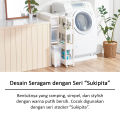 TENMA Favie Sukipita Wagon Slim Series Rak Penyimpanan Terbuka Plastik. 
