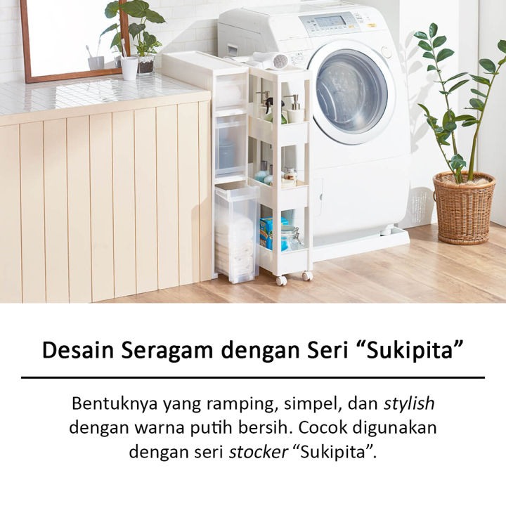 TENMA%20Favie%20Sukipita%20Wagon%20Slim%20Series%20Rak%20Penyimpanan%20Terbuka%20Plastik%20-%20Image%204