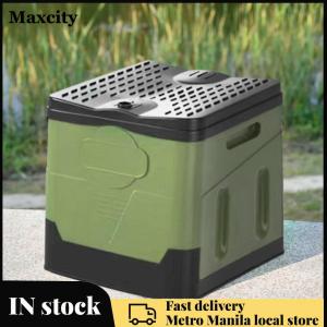 【Maxcity Fast delivery】 Portable Outdoor Folding Toilet for Camping and Hiking Trips - Compact Car Toilet Bucket for Beach and Travel Use - Easy to Clean and Carry