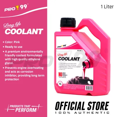 PRO-99 Long Life Car Radiator Coolant Pink 1L 1PC PRO99 PRC-4041-1