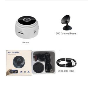 SPORT PR Mini Camera trong nhà không dây Tầm nhìn ban đêm 1080P Camera HD A9  Giá đỡ 360 độ Camera DV Mini Cho văn phòng cửa hàng nhà để xe