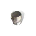 Kép inox 304 phi 42 nối thẳng lục giác ren ngoài hai đầu chất liệu bằng thép không gỉ. 