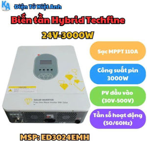 Biến tần Hybrid Techfine 3000W 24V PV 40-500V - GD3024EMH