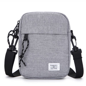 IELGY diagonal bag mens white mini light fashion simple small bag