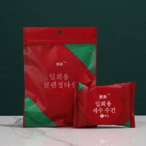 Khăn mặt giấy nén dạng viên kẹo khăn vải không dệt dùng 1 lần