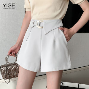 YIGE Korean Style Fashion Shorts & Women's 2023 Summer New Work High Waist Casual Pants