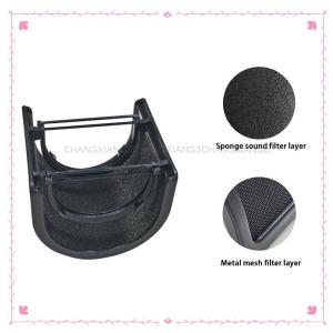 ซื้อ 1 ชิ้นลด 10 บาท แผ่นกรองไมค์แบบมือถือ1ชิ้นแผ่นเสริมทรงป๊อปอัปเกรดเป็นแผ่นตาข่ายโลหะสองชั้นที่ใส่ไมโครโฟน ETamine ที่ครอบกระจกบังลม