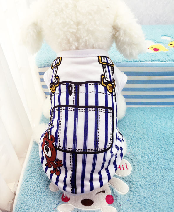 DY Loving Dog Clothes Cute Rompers Pants Pattern Shirt Suit and