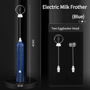 Pembuih Susu Pengaduk Pengocok Telur Kopi Dalgona Milk Frother Electric Rechargeable Compact Mixer Tangan Mini