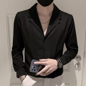 Áo sơ mi Nam cổ Vest dài tay mới lạ và sang trọng. Chất liệu Cotton cao cấp nhẹ mát mẻ thấm mồ hôi N34