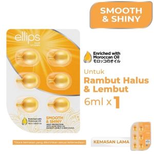 Ellips Hair Vitamin Blister 6 Butir Pro Keratin Complex - Vitamin Rambut Elips Perawatan Rambut Hitam | Rusak | Berwarna - Virgo Shoop