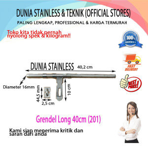 Grendel Long 40cm 201 aksesoris pintu