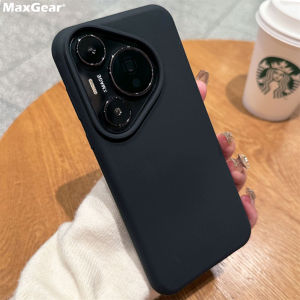 Original Liquid Silicone Bumper Soft Phone Case For Huawei Pura70 P70 Pro Ultra Mate 60 50 40 Shockproof Candy Skin Cover Capa