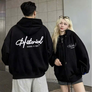 Áo Hoodie Zip Nỉ Bông HISTORICAL chất nỉ dày dặn form boxy dáng rộng nam nữ