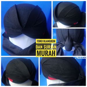 COD Blangkon jogja hitam polos sumping sliwir dewasa