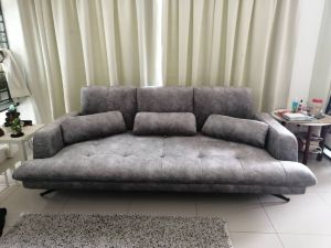 3 Seater L shape ADJUSTABLE BACK REST L-SHAPE SOFA