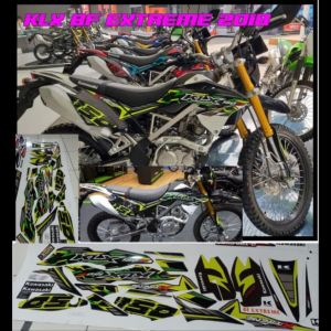 Sticker Stiker Motor Striping KLX BF EXTREME 2018