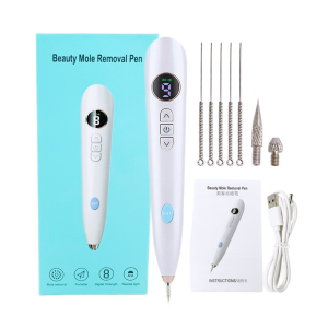 Suolaer LCD Laser Plasma Pen Freckle Remover Machine Professional Tattoo Mole Removal Pen Remove Dark Spots on Face Body Skin Beautycare