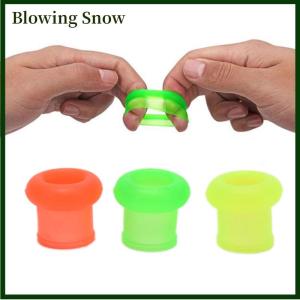 Blowing Hangyun PR 10ชิ้นคันเบ็ดยางคลิปรูปตัวโอป้องกันการลื่นไถลแหวนตกปลาอุปกรณ์เครื่องมือ