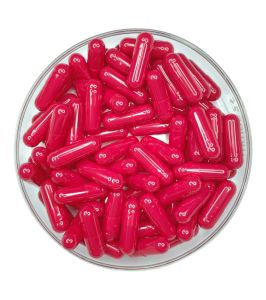 1000pcs Size 0 Light Red OSPA High Quality Empty Gelatin Capsule