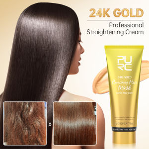 new PURC 24K Gold Hair Mask Nourishing Keratin Treatment Cream Profession Repair Frizz Soft Shiny Hair Care Mask for Damaged Hair hot