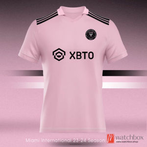 23/24 Season Miami Inter Messi Football Jersey No. 10 Pink Children Adult Football suit
