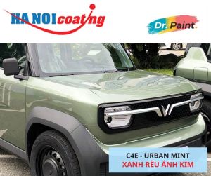 Sơn Xóa Vết Xước xe Ô tô VINFAST VF3 màu Xanh Lá Nhạt mã màu C4E - URBAN MINT chính hãng DR.PAINT Dạng Bình Xịt