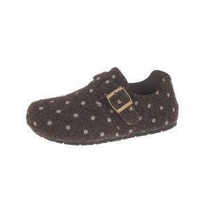 Free Shipping WomenS Polka-Dot Inner-Height-Increasing Flats 2026 Autumn New Collection Leather Buckle Straps Casual Versatile And Comfortable
