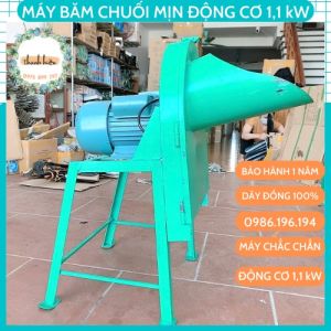 Máy Thái Chuối Siêu Mịn Máy Cắt Chuối Nguyên Cây Máy Cửa Đứng Sắt - Băm Cỏ Voi. Động Cơ 11kW Bao Dây Đồng 100%