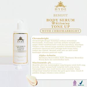 BODY SERUM WHITENING TONE UP HYDE BEAUTY SKINCARE ORIGINAL BPOM ALL VARIAN